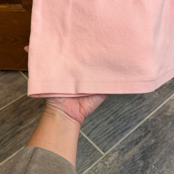 Lauren Ralph Lauren Short Sleeve Pink Crewneck Tee normcore preppy minimalist - Picture 5 of 6